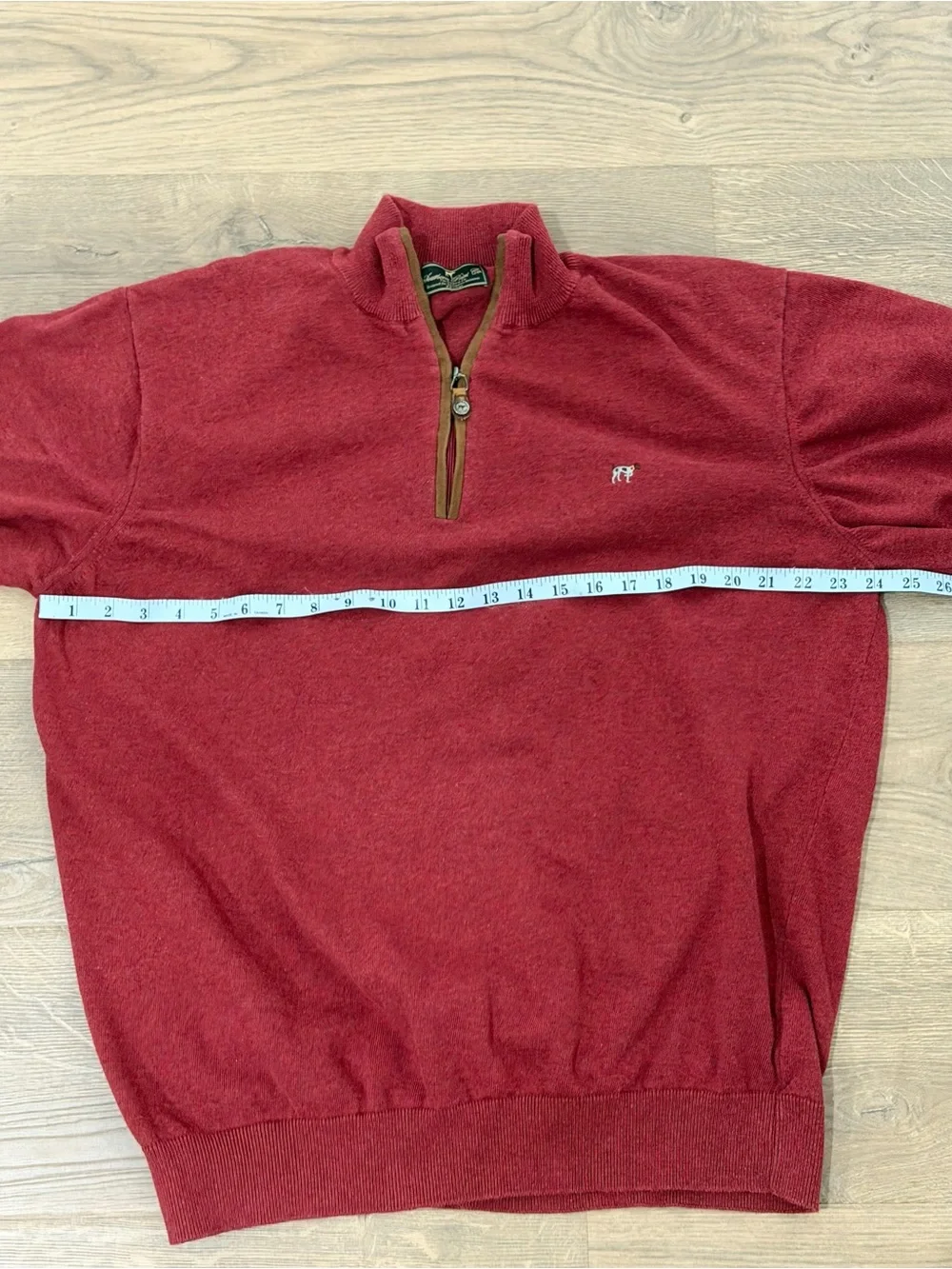 Southern Point Co Hayward Zip XXL Red GSP Bird Dog Quarter Zip Sweater